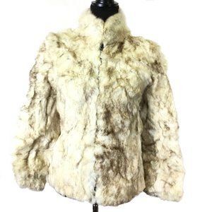 Split End Ltd Vintage 1970s-1980s Rabbit Fur Jacke